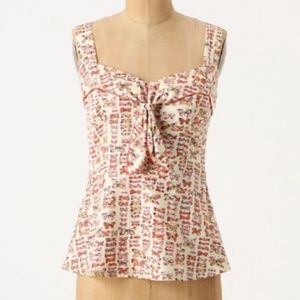 Anthropologie Butterfly Top